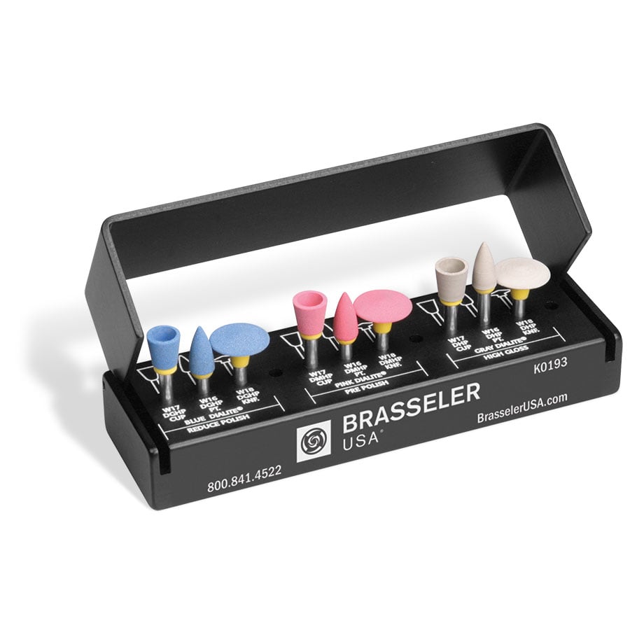 Brasseler Dialite HP Intra-Oral Porcelain Adjustment & Polishing Kit, K0193