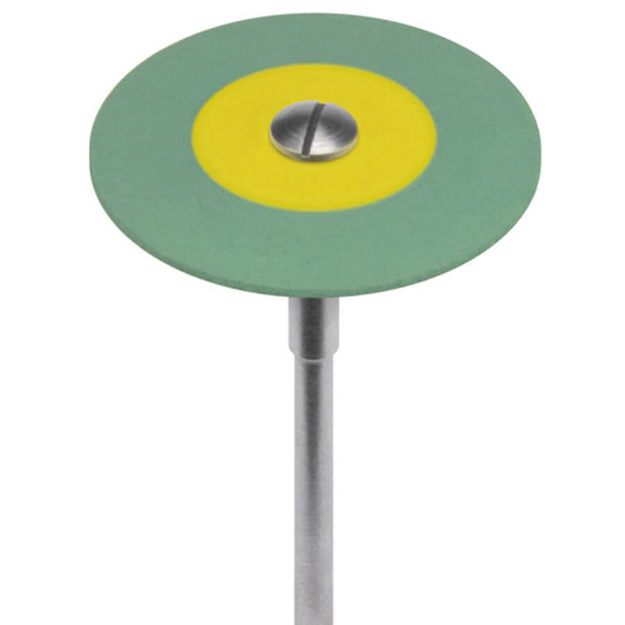 Brasseler Dialite HP Green Extra Coarse Knife Edge Porcelain Polisher, L26XCHP