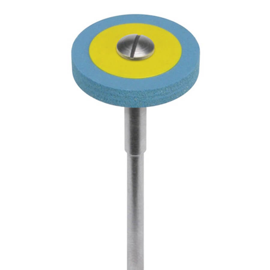 Brasseler Dialite HP Blue Coarse Wheel Porcelain Polisher, 5 Pack, R17DCHP