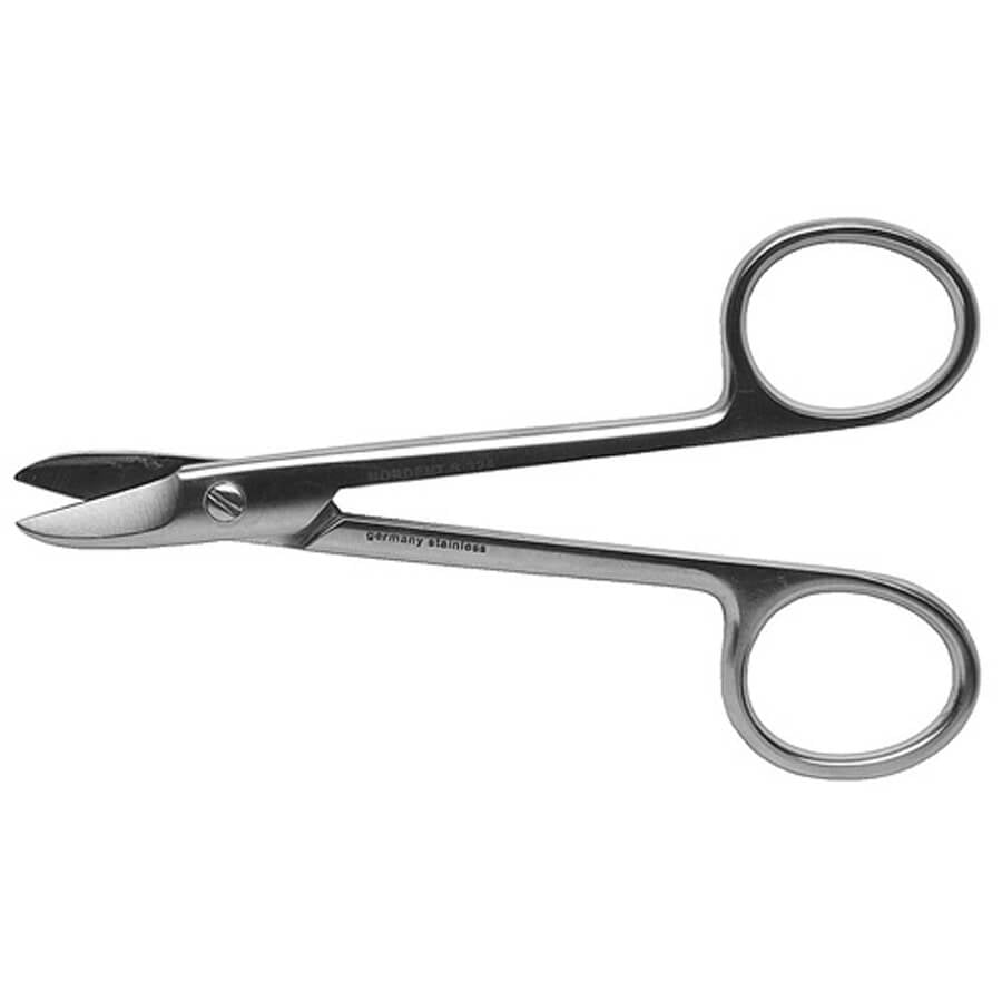 Brasseler 324 Straight Crown & Collar Scissors, Stainless Steel, Each