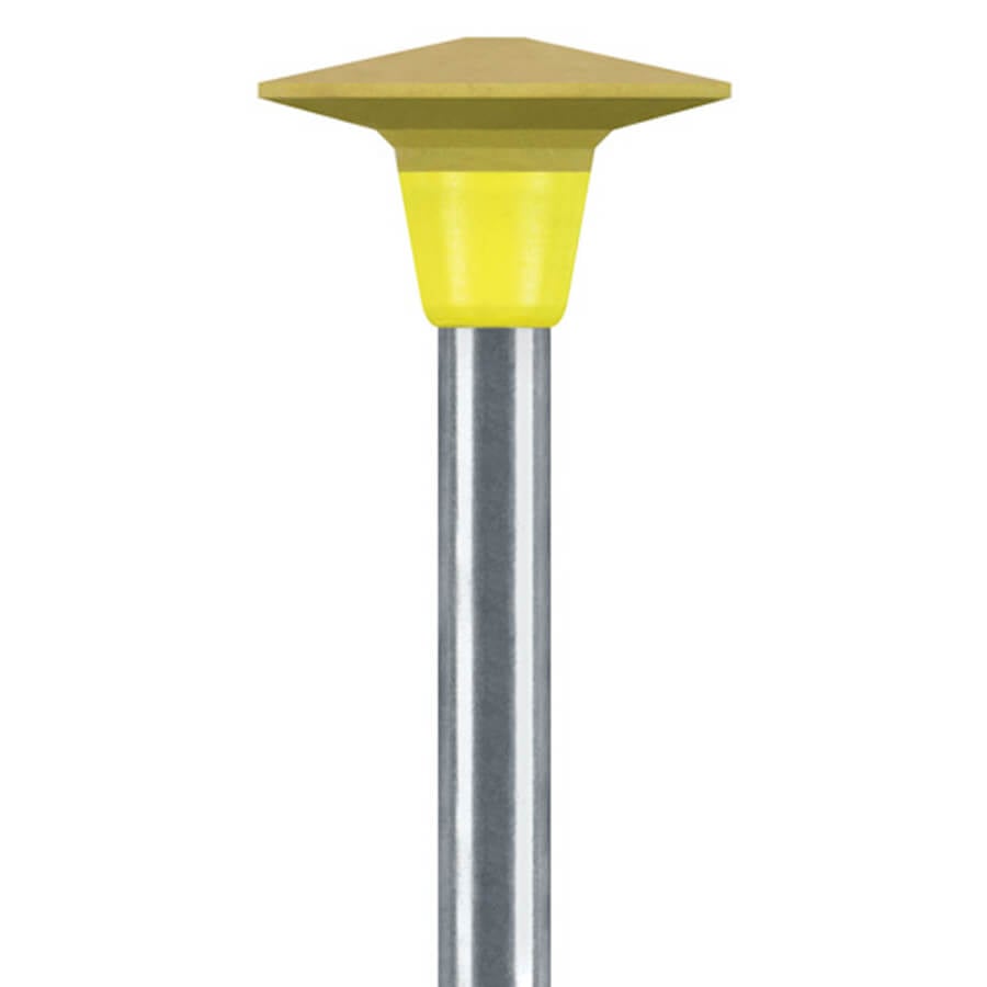 Brasseler Dialite LD Lithium Disilicate Polisher, Yellow Fine Knife Edge, Intra-Oral, 5 Pack, W18FLD.RA