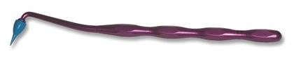 Flossaid Gum Massager, Anodized Aluminum with Replaceable Silicone Tip, Assorted Colors (Blue, Purple, Gold, Red), 12/Box