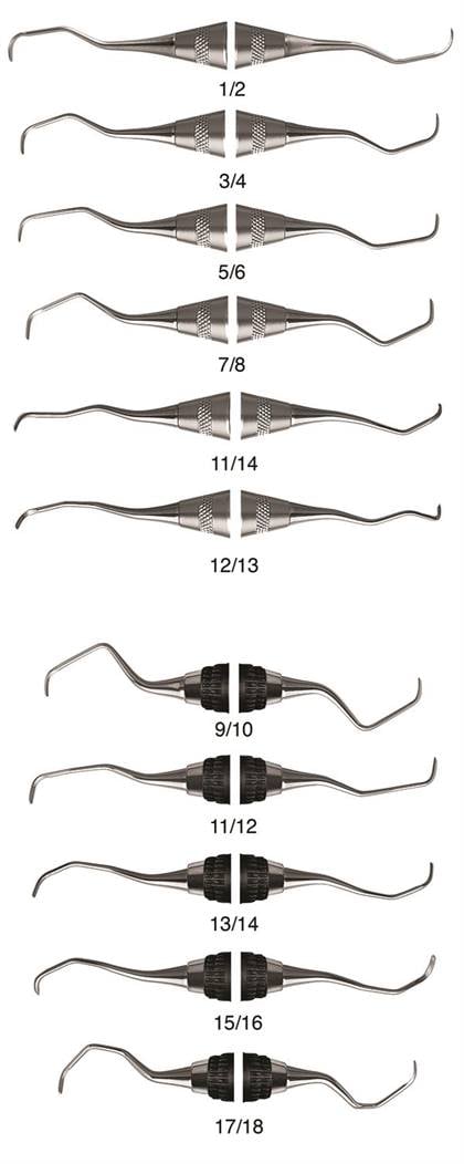 Hu-Friedy Gracey DE Curette #7/8 with #4 Round Handle
