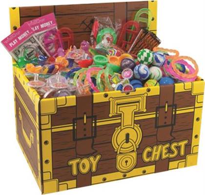 Deluxe Toy Assortment (200) with Toy Chest, Assorted Small Toys