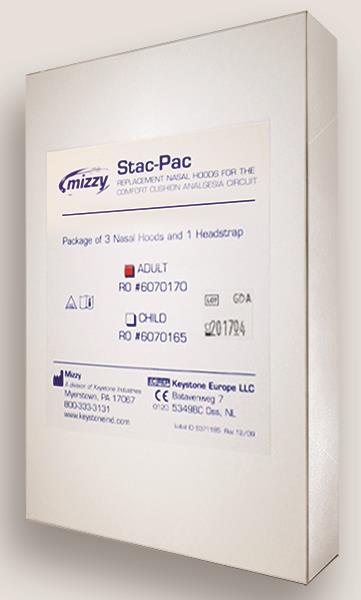 Keystone Comfort Cushion Stac-Pac Nasal Hoods, Child, 3/Pack, 6070165