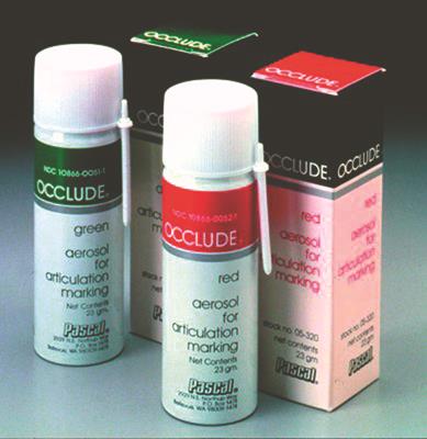Occlude Aerosol Indicator Spray, Green, 23 g Can, 1/Pk, 05-300