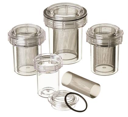Kerr TotalCare Evac-U-Trap #2400 Disposable Evacuator Canister, Internal Thread, 4-1/2"W x 5-1/8"H, 8/Box