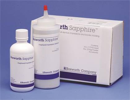 Keystone Sapphire Clear Powder & Liquid Impression Material, 8oz Powder & 6oz Liquid Kit, 0921740C