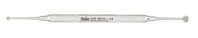 Miltex #2/4 Molt Bone Curette, Double-Ended, 3.6mm & 7mm Spoons, 440A Stainless Steel, Octagonal Handle