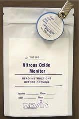 N2O Vapor Monitoring Badge (Nitrous Oxide Vapor Monitor), Single Badge, by Dentalez (NevinLabs)