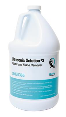 Quala Plaster & Stone Remover #3, Ultrasonic Cleaning Solution, 1 Gallon (4/Case)