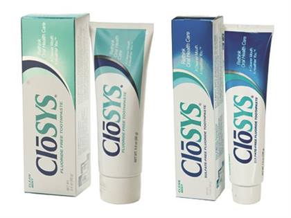 CloSYS Sensitive Fluoride Toothpaste, Gentle Mint, 7 oz Tube, 24/Box, 1C-7-24F
