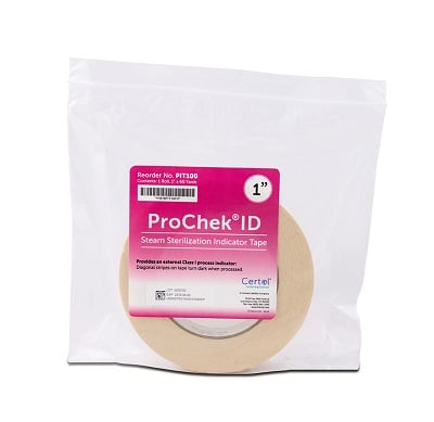 Microcare Steam Sterilization Indicator Tape Roll, 1" x 60 Yards
