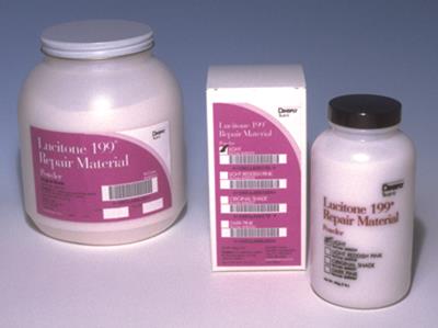 Lucitone 199 Dark Pink Denture Repair Material Powder, 1 lb