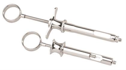 Vista Apex Aspirating Syringe, Astra Style, 1.8 cc Cartridge, Chrome, Autoclavable, 1/Each, #107001