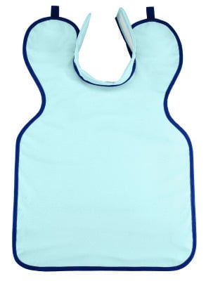SootheGuard Air Adult Lead Apron with Collar, Light Blue, 0.3mm Lead Equivalent