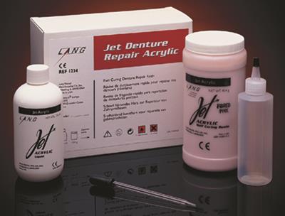 Jet Fibered Pink Denture Repair Powder, 4 oz (100 g)