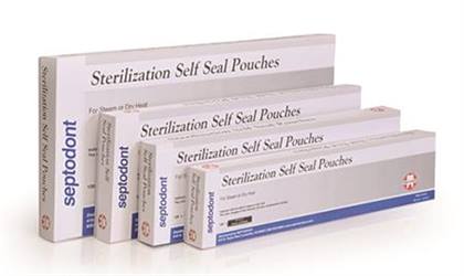 Self-Sealing Nylon Sterilization Pouches, 4" x 10", 100 per Box