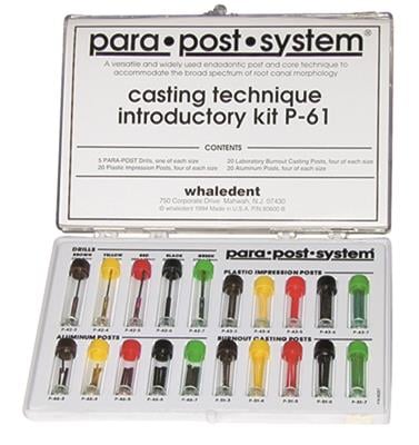 ParaPost System® Titanium Temporary Posts, Size 4.5 (1.14mm), Blue, 20/Pk, P46-4.5