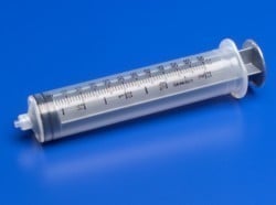 Monoject 60mL Syringe with Catheter Tip, Sterile, Single-Use, Latex-Free (20/Box)