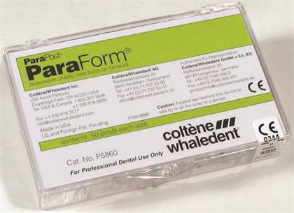 ParaPost ParaForm Trial Kit, 10 Pieces (1 of Each), #P5861