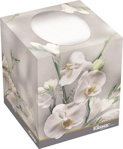 Kleenex Boutique Facial Tissue, Floral, 2-Ply, 95 Sheets per Box, 36 Boxes/Case