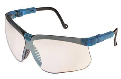 Genesis Safety Glasses, Earth Frame with Clear Lens