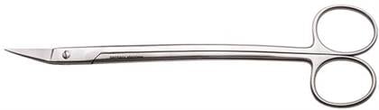 Dean Angled 7" Curved Premium Serrated Gum Scissor