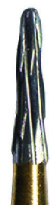 Midwest FG #2158 Straight Dome Criss Crosscut Carbide Bur, Package of 2
