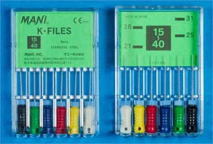 Mani K-Files, 31mm, Size 110, Pack of 6