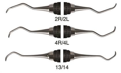 Hu-Friedy #13/14 Double End Columbia Curette, #4 Round Handle