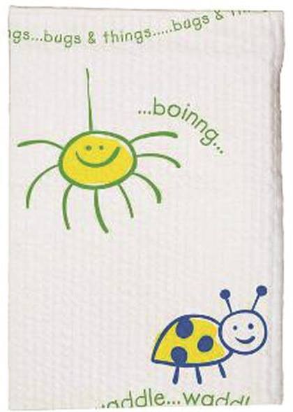 Tidi Products Polytowels Bugs & Things 2-Ply Poly-Back Bib, 13 x 18 Inches, 250 per Box