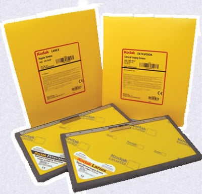 Carestream Health Lanex Medium Hinged Intensifying Screen, 4.88 x 14.75 in, Pack of 2