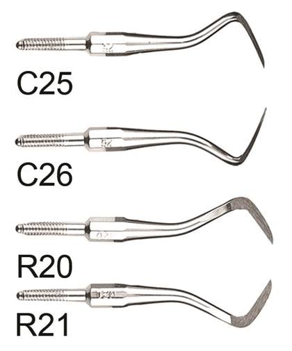 DenMat -C25S Amalgam Carver, Stainless Steel, Cone Socket Tip