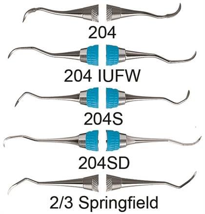 Hu-Friedy 2/3 Springfield Sickle Scaler, #4 Round Handle