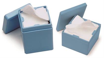 Zirc Dental Sponge Dispenser, 2x2, Blue