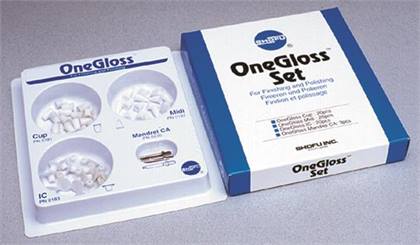 OneGloss IC Refill, Inverted Cone, Aluminum Oxide Silicon Polisher, 50/Pk, 0183