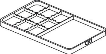 Adec Standard Plastic Instrument Tray