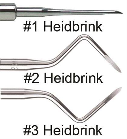Burkhart Heidbrink #1 Root Tip Pick, Straight, Premium Surgical Steel