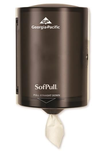 SofPull Premium Junior Centerpull Towels, 1-Ply, 275 Sheets/Roll, 8 Rolls/Carton (2200 Sheets Total)