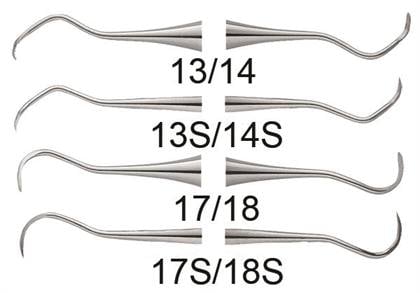 Premier Big Easy McCall 13S/14S Double-Ended Universal Curette