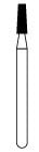 Burkhart 702 FG Surgical Carbide Bur, 25mm, 5-Pack