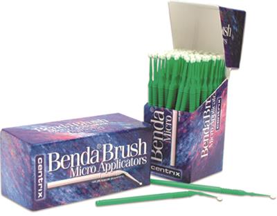 Centrix Benda Micro Fine Applicators, Assorted Colors, Single-Ended, 1.5mm, 400/Box, 380006