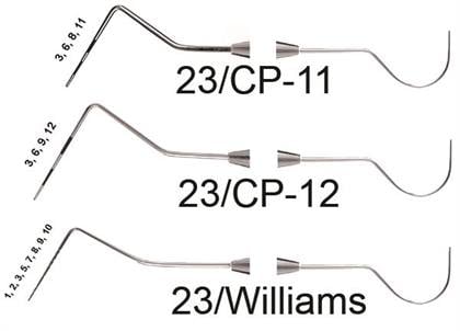 Expro DE #23/CP-11 Explorer/Probe, Color-Coded Markings (3-6-8-11), #6 Handle