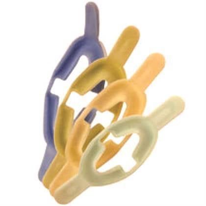 Kerr Discovery Dual Arch Fluoride Trays, Small, Yellow, Bulk Package of 100