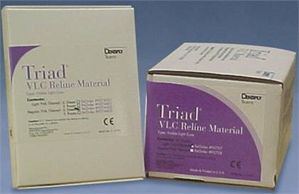 Triad Reline Material Hi-Flow Pink Fibered (30)