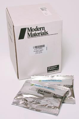 Die-Keen Green Type V Die Stone, 120 g Pre-Measured Packets, 24/Box, 50046507