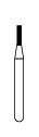 Burkhart 556 FG Solid Carbide Bur, Friction Grip, 10-Pack (72721551 available as 100-pack)