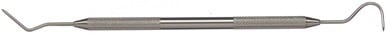 Hu-Friedy #1 Abou-Rass Endo Explorer, Double End, #33 Round Handle, Stainless Steel, MAR-EX1