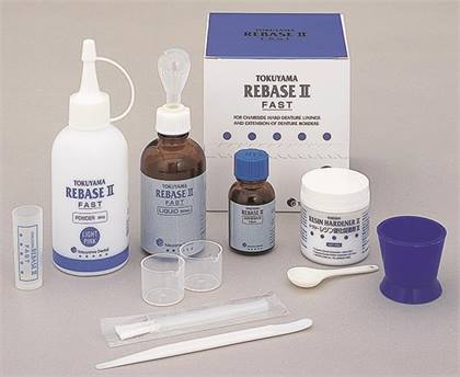 Tokuyama Rebase II Liquid, Chairside and Laboratory Hard Denture Reline, 50ml Bottle, #20562